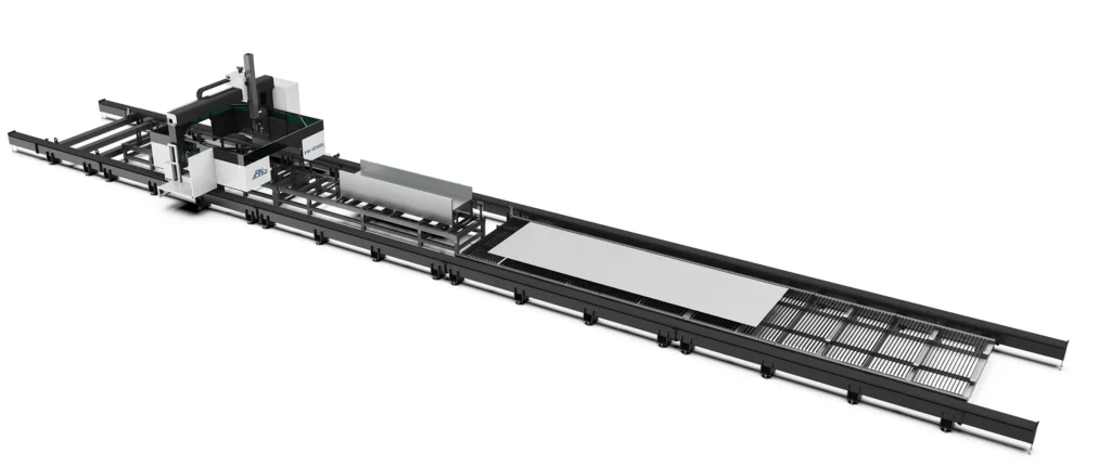 h beam channel steel laser cutting in steel structure