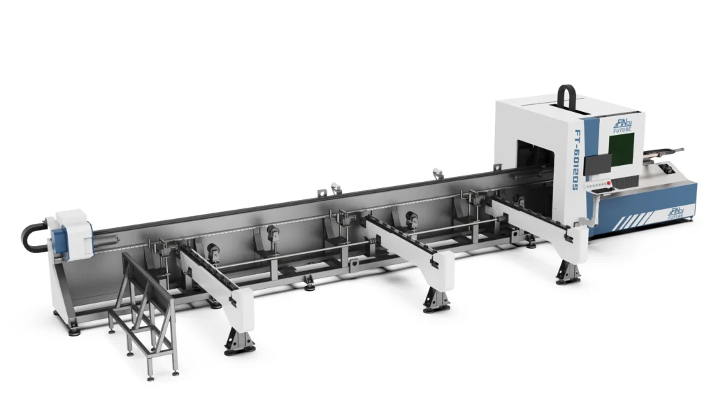 automatic load fiber laser tube cutter